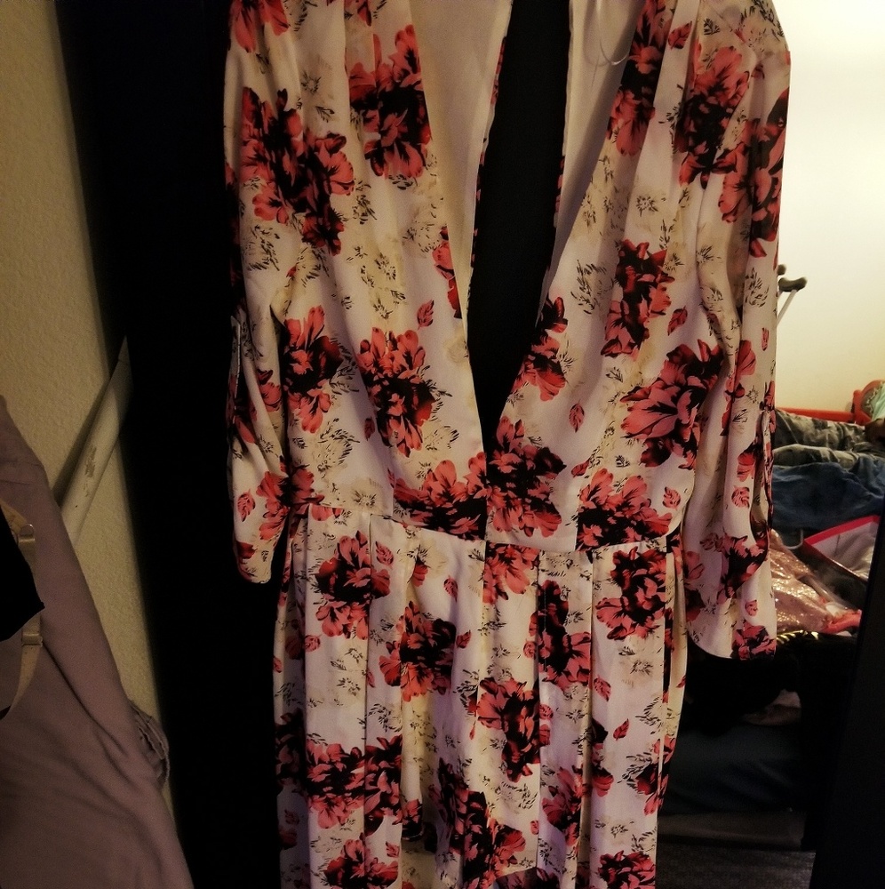 High low dress with shorts